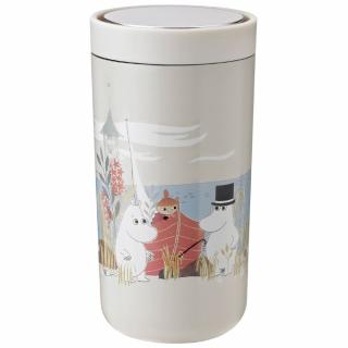 Cestovný hrnček TO GO CLICK MOOMIN 200 ml, jemný piesok, Stelton