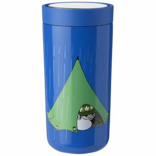 Cestovný hrnček TO GO CLICK MOOMIN CAMPING 400 ml, modrá, Stelton