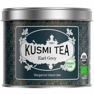 Čierny čaj EARL GREY, plechovka sypaného čaju 100 g, Kusmi Tea