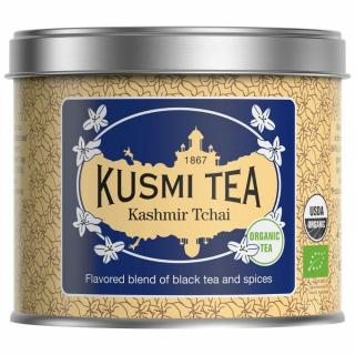 Čierny čaj KASHMIR TCHAI, plechovka sypaného čaju 100 g, Kusmi Tea