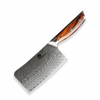 Čínsky kuchynský nôž ROSE WOOD DAMASCUS 16,5 cm, Dellinger