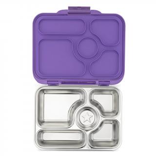 Desiatový box PRESTO 5 925 ml, 5 priehradiek, levanduľa, Yumbox