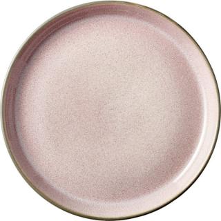 Dezertný tanier 17 cm, sivá/svetloružová, Bitz