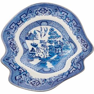 Dezertný tanier DIESEL CLASSICS ON ACID GLITCHY WILLOW 21 cm, modrá, porcelán, Seletti