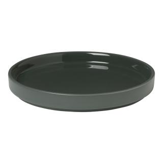 Dezertný tanier PILAR ⌀ 14 cm, kaki, keramika, Blomus