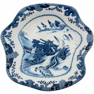 Hlboký tanier DIESEL CLASSICS ON ACID PAGODA 25 cm, modrý, porcelán, Seletti