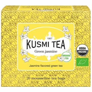 Jazmínový zelený čaj, 20 vrecúšok čaju, Kusmi Tea