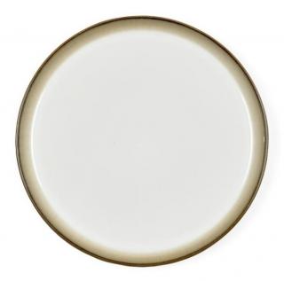 Jedálenský tanier 27 cm, sivá/krémová, Bitz