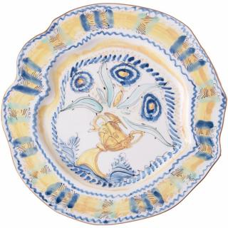 Jedálenský tanier DIESEL CLASSICS ON ACID SPANISH YELLOW 28 cm, žltý, porcelán, Seletti