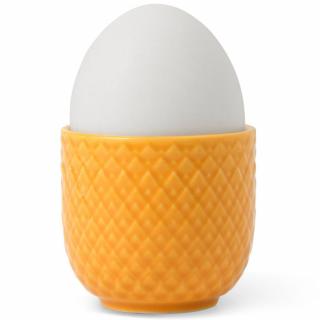 Kalíšok na vajíčka RHOMBE 5 cm, žltá, Lyngby