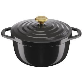 Kastról AIR E2558955 24 cm, 4,7 l, čierny, hliník, Tefal