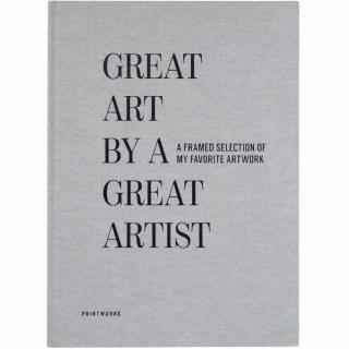 Kniha na detské výtvarné práce GREAT ART, sivá, Printworks
