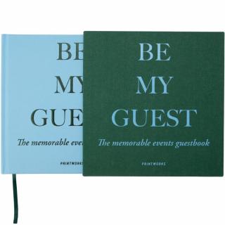Kniha návštev, zelená/modrá, Printworks