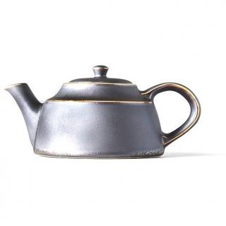 Konvička na čaj METALLIC 550 ml, keramika, MIJ