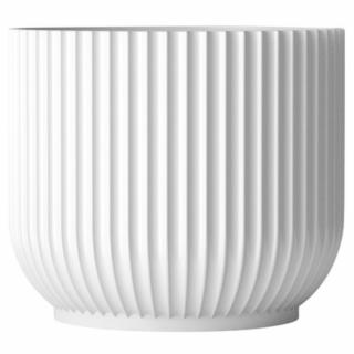 Kvetináč 18 cm, biela, porcelán, Lyngby