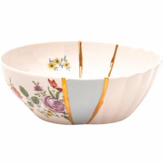 Misa na šalát KINTSUGI 3 19 cm, biela, Seletti