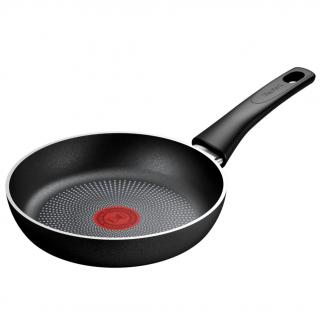 Nepriľnavá panvica FORCE C2920253 20 cm, čierna, hliník, Tefal