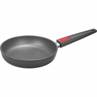 Nepriľnavá panvica TITANIUM NOWO 24 cm, na indukciu, odnímateľná rukoväť, titánová, WOLL