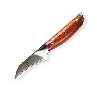 Nôž na krájanie / lúpanie ROSE WOOD DAMASCUS 7 cm, Dellinger