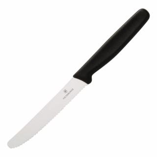 Nôž na paradajky 11 cm, čierny, Victorinox