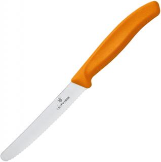 Nôž na paradajky 11 cm, oranžový, Victorinox