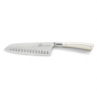 Nôž Santoku EDONIST 18 cm, nity z nehrdzavejúcej ocele, biely, Lion Sabatier