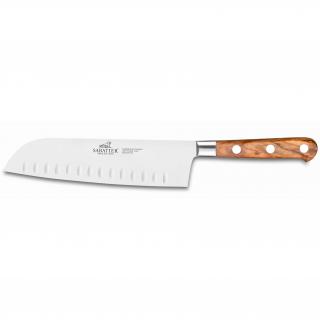 Nôž Santoku PROVENCAO 18 cm, nity z nehrdzavejúcej ocele, hnedý, Lion Sabatier