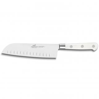 Nôž Santoku TOQUE 18 cm, nity z nehrdzavejúcej ocele, biely, Lion Sabatier