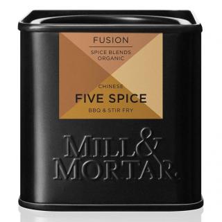 Organická zmes korenia FIVE SPICE 50 g, Mill & Mortar