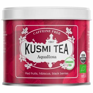 Ovocný čaj AQUA ROSA, plechovka sypaného čaju 100 g, Kusmi Tea