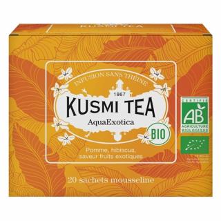Ovocný čaj AQUAEXOTICA, 20 mušelínových vrecúšok, Kusmi Tea