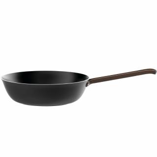 Panvica na soté EDO 28 cm, čierna, Alessi