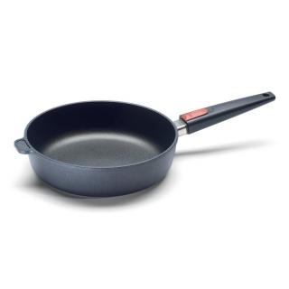 Panvica na soté TITANIUM NOWO 24 cm, odnímateľná rukoväť, titánová, WOLL