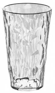 Plastový pohár na long drink CLUB L, 400 ml, krištáľovo čistá, Koziol