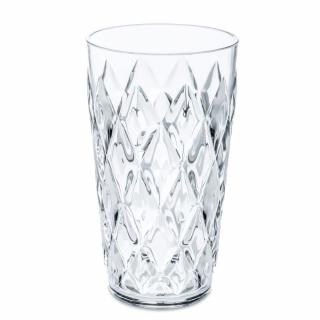 Plastový pohár na long drink CRYSTAL L 450 ml, krištáľovo čisté, Koziol