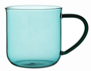 Pohár na čaj EVA MINIMA 400 ml, modrá, sklo, Viva Scandinavia