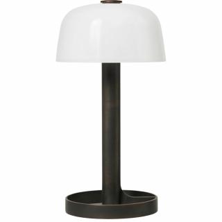 Prenosná stojaca lampa SOFT SPOT 24,5 cm, LED, sivobiela, Rosendahl