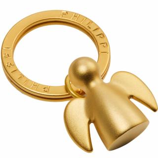 Prívesok na kľúče ANGELO 5 cm, zlatá farba, zinok, Philippi