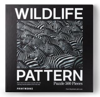 Puzzle WILDLIFE PATTERNS ZEBRA, 500 ks, Printworks