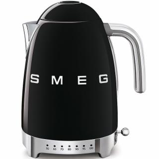 Rýchlovarná kanvica s reguláciou teploty KLF04BLEU 1,7 l, čierna, Smeg