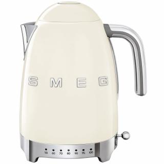 Rýchlovarná kanvica s reguláciou teploty KLF04CREU 1,7 l, krémová, Smeg