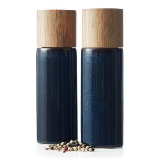 Sada mlynčekov na soľ a korenie, 16,7 cm, modrá, Bitz