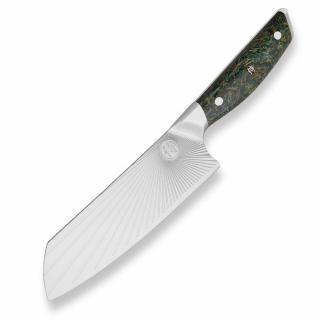 Santoku nôž SANDVIK GREEN NORTHERN SUN 18,5 cm, Dellinger