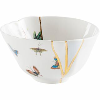 Servírovacia miska KINTSUGI 2 11,5 cm, biela, Seletti