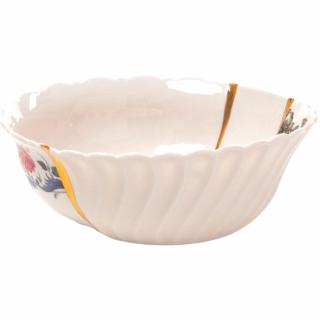 Servírovacia miska KINTSUGI 2 19 cm, biela, Seletti