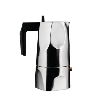 Sporák kávovar na espresso OSSIDIANA 70 ml, čierny, Alessi
