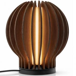 Stolná lampa RADIANT 15 cm, LED, tmavohnedá, drevo, Eva Solo