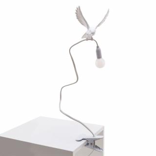 Stolová lampa SPARROW LANDING 100 cm, biela, Seletti
