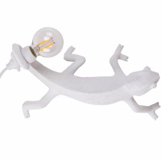 Stolové svietidlo CHAMELEON GOING DOWN 21 cm, biela, USB zásuvka, Seletti