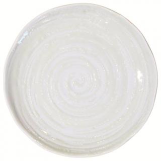 Tácka na tapas WHITE SPIRAL MIJ 16 cm, biela